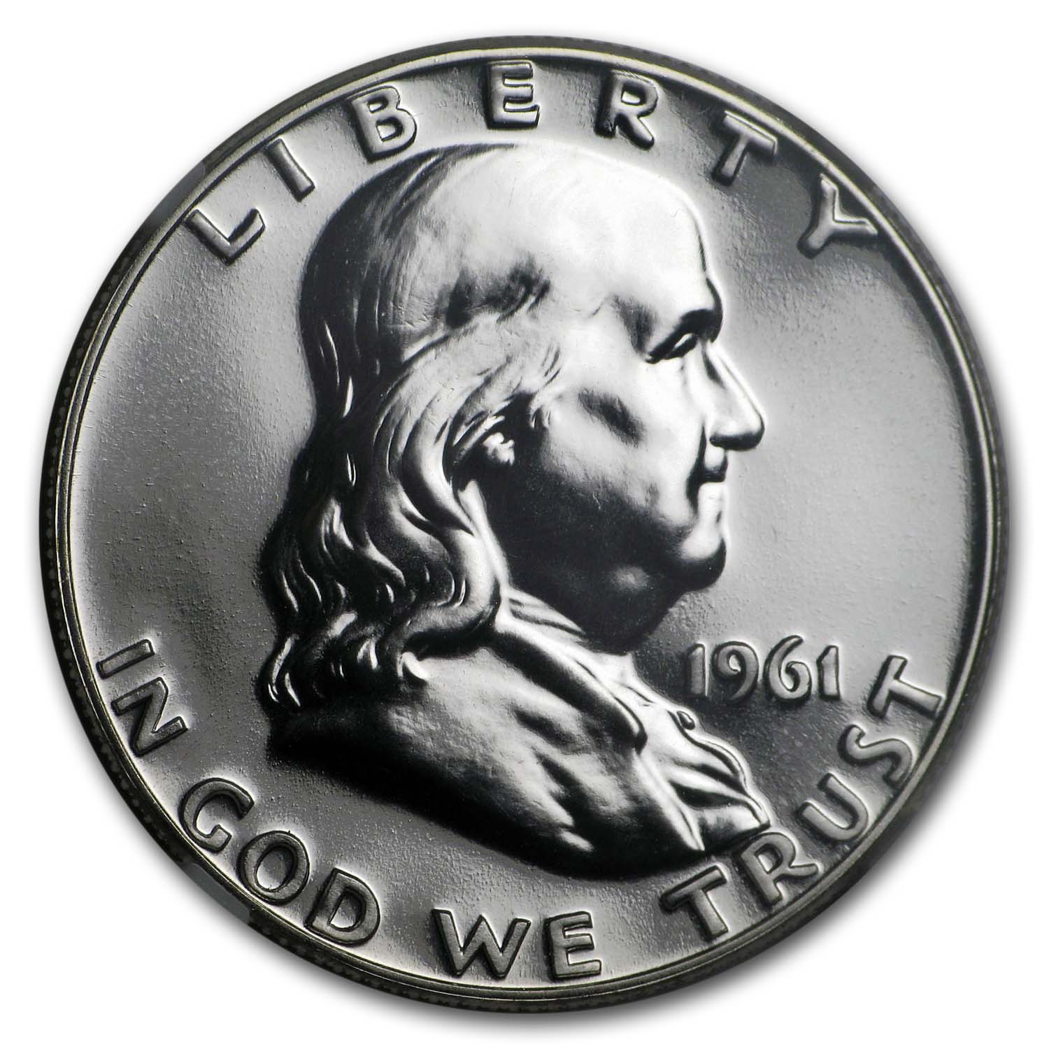 1961 Franklin Half Dollar PF-68 NGC