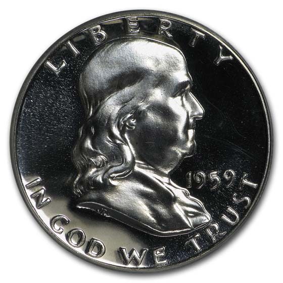 1959 Franklin Half Dollar PR-68 PCGS