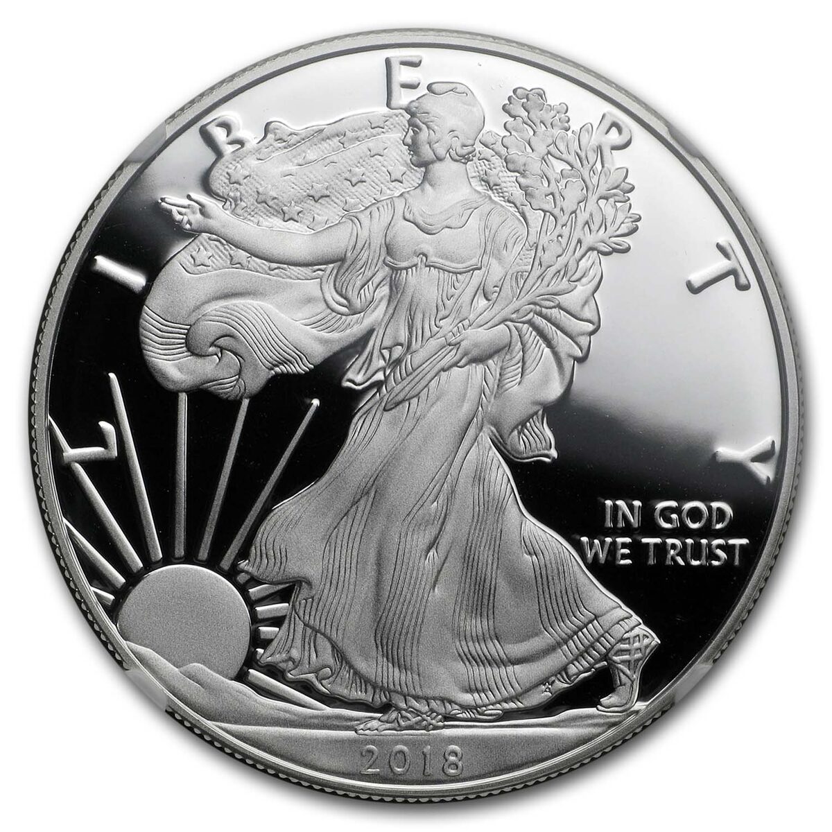 2018-S Proof American Silver Eagle PF-70 NGC (First Day of Issue)