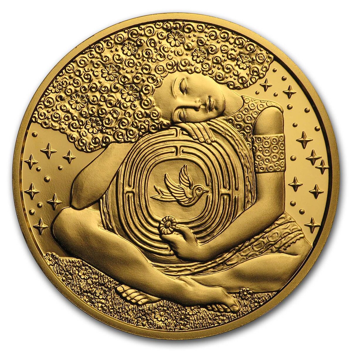 2019 Austria Gold Prf €50 School of Psychotherapy (Viktor Frankl)