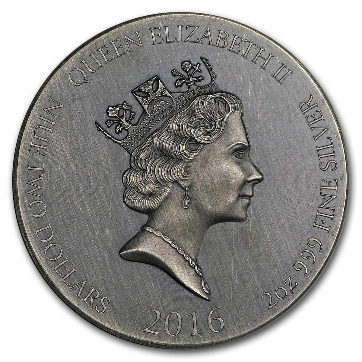 2016 2 oz Silver Coin - Biblical Series Adam and Eve (Coin Only)