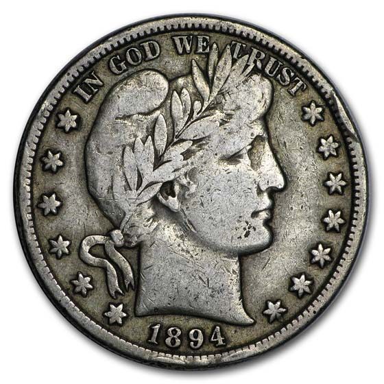 1894-S Barber Half Dollar Fine