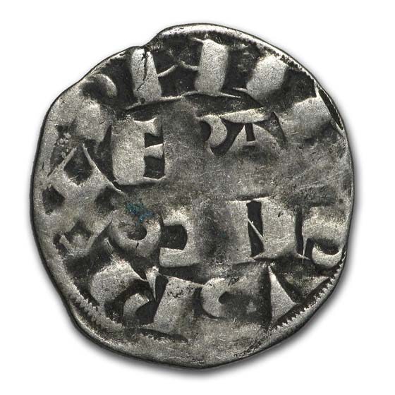 (1180-1223 AD) Kingdom of France Denier Philip II VF (Crusades)