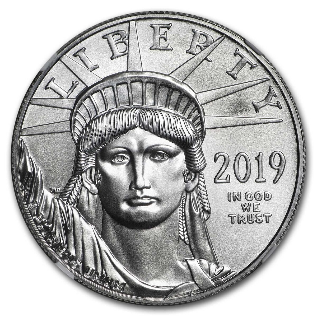2019 1 oz American Platinum Eagle MS-70 NGC (First Day of Issue)