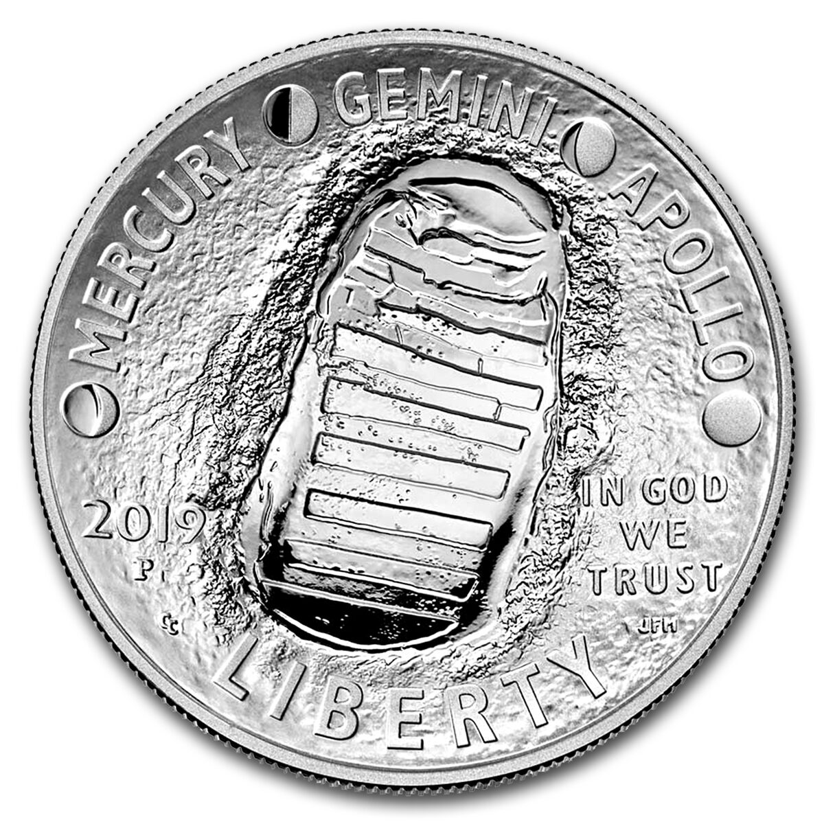 2019-P Apollo 11 50th Anniversary $1 Silver PR-70 PCGS (FS)