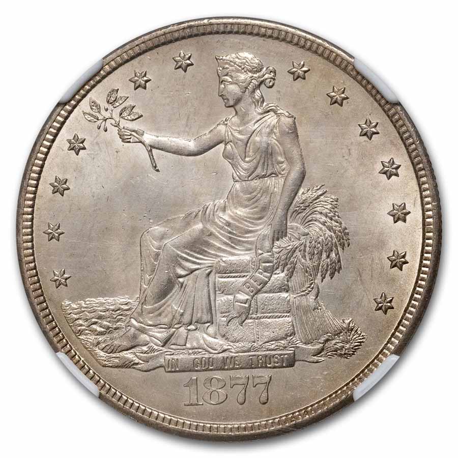 1877-CC Trade Dollar MS-63 NGC