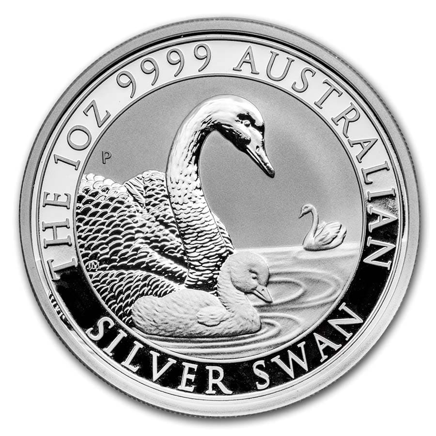 2019 Australia 1 oz Silver Swan BU