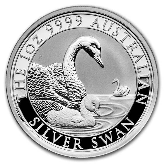 2019 Australia 1 oz Silver Swan MS-70 NGC (ER)