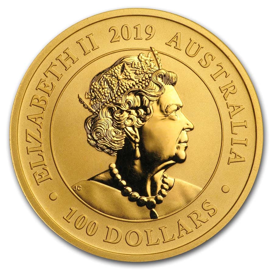2019 Australia 1 oz Gold Swan BU