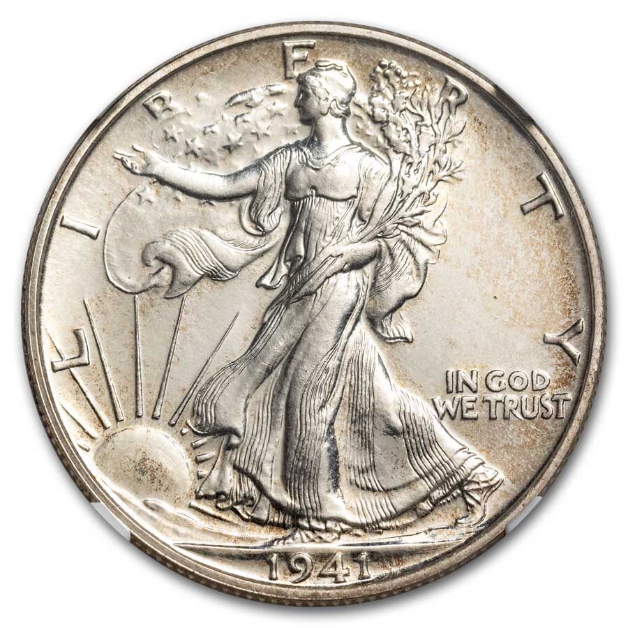 1941 Walking Liberty Half Dollar PF-64 NGC