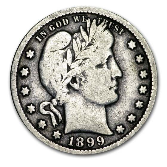 1899-S Barber Quarter Fine