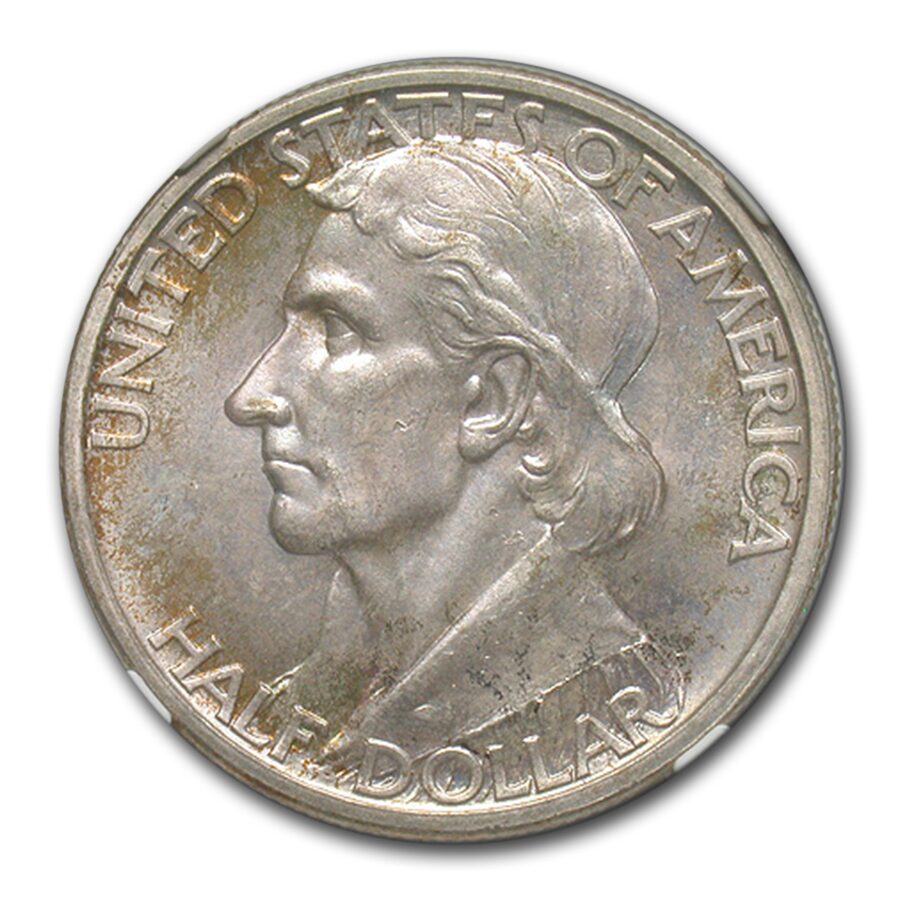 1937-D Boone Bicentennial Half Dollar Commem MS-66 NGC