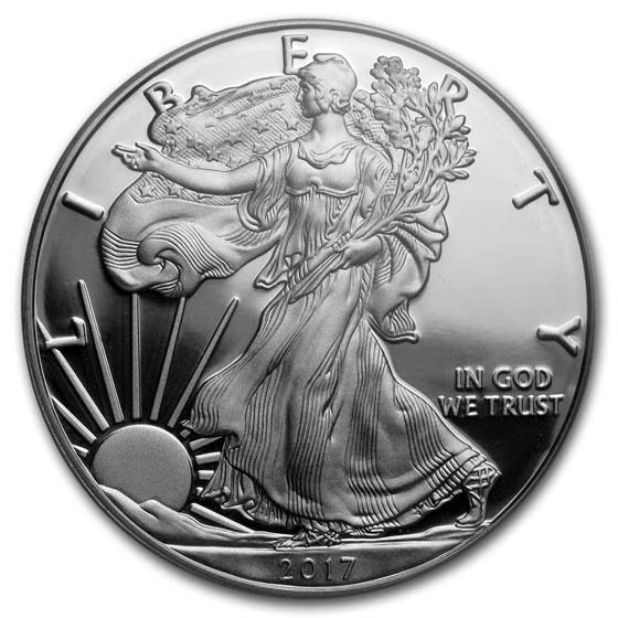 2017-S Proof American Silver Eagle PR-70 PCGS (FDI, Mercanti)