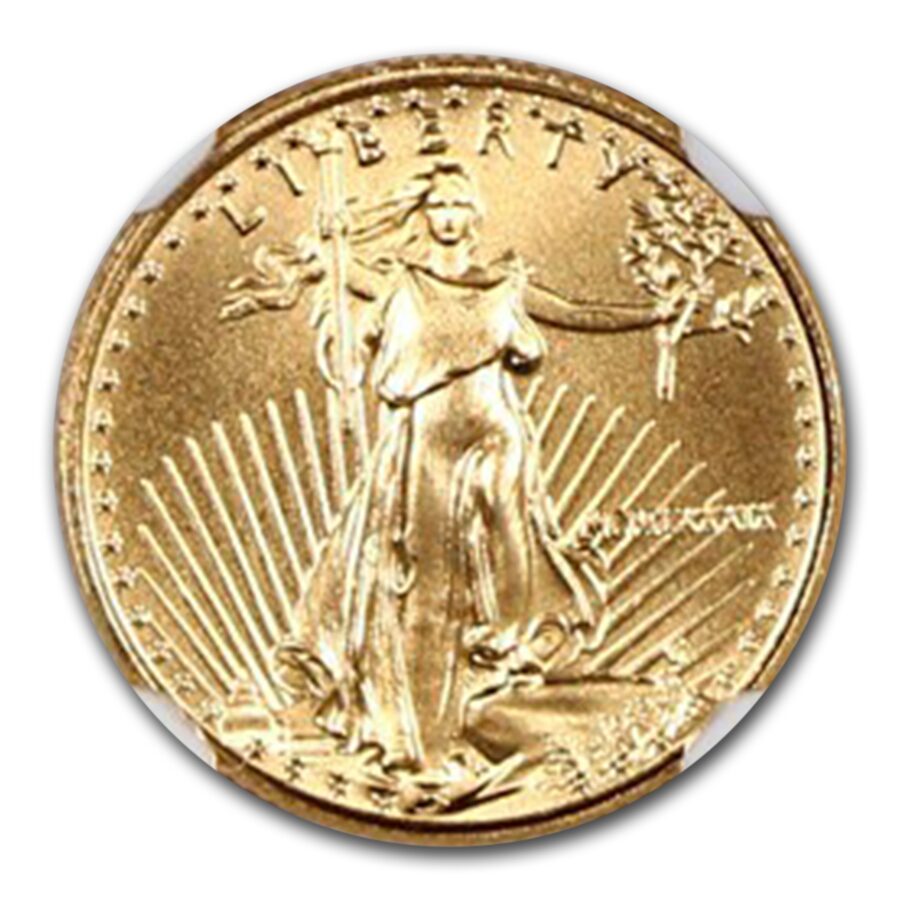 1989 1/10 oz American Gold Eagle MS-70 NGC