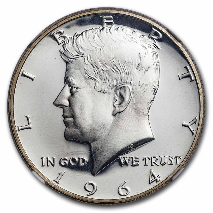 1964 Kennedy Half Dollar PF-67 Cameo NGC