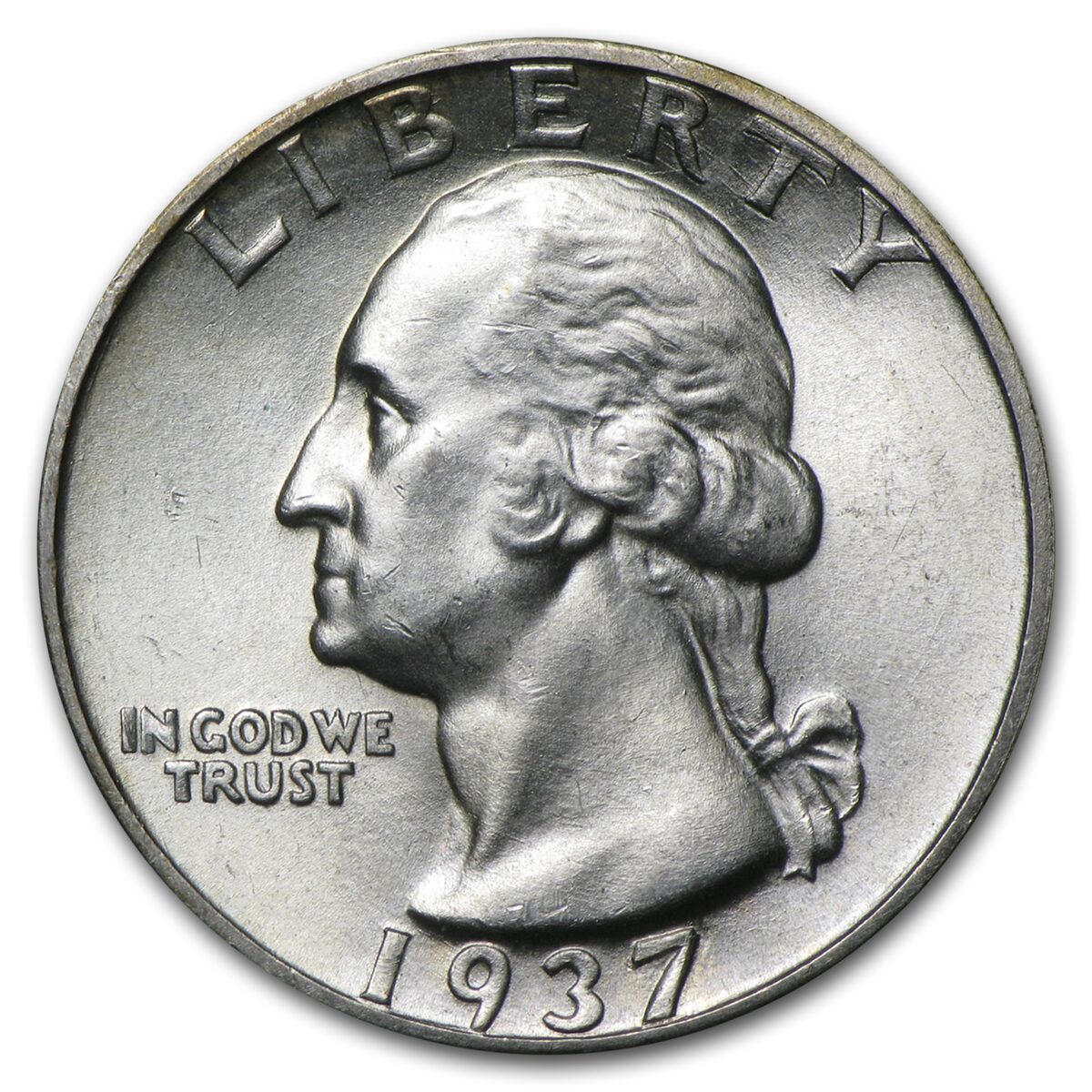 1937-D Washington Quarter BU