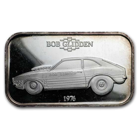 1 oz Silver Bar - Fast Ford (Random Motif)