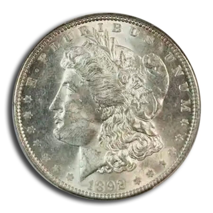 1892 Morgan Dollar MS-61 PCGS