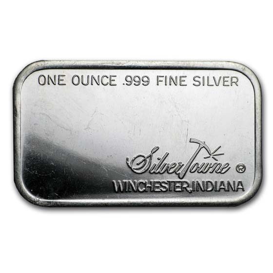 1 oz Silver Bar - SilverTowne (Stagecoach)