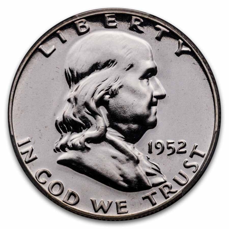 1952 Franklin Half Dollar PR-64 PCGS