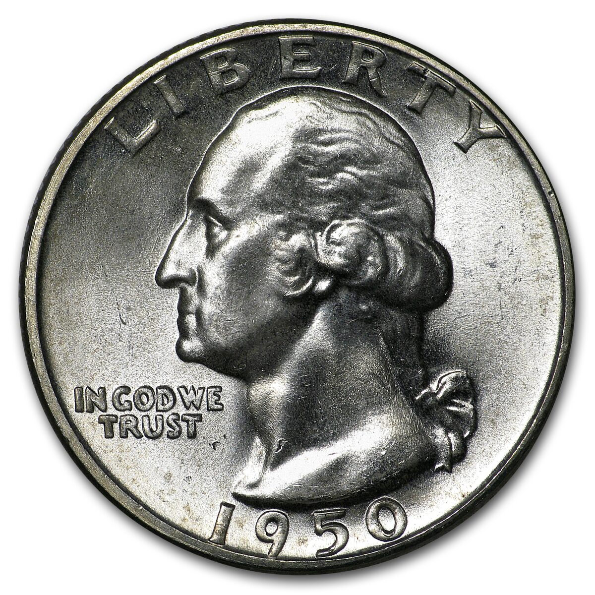 1950-D Washington Quarter BU