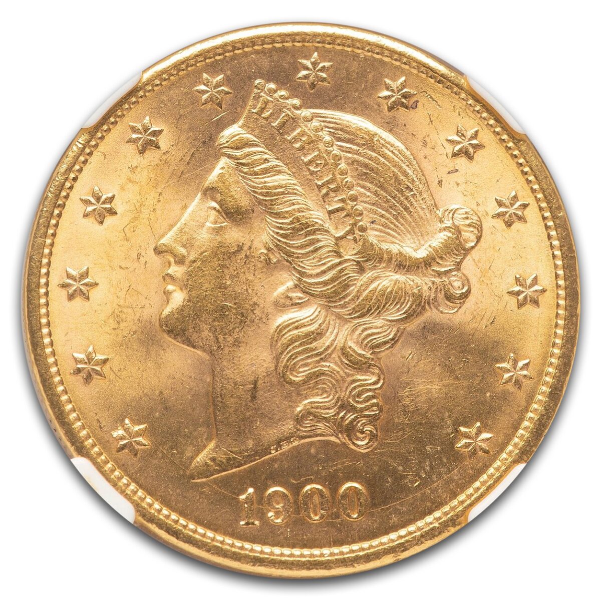1900 $20 Liberty Gold Double Eagle MS-63 NGC CAC