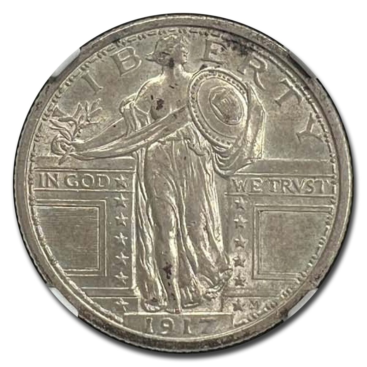 1917 Standing Liberty Quarter Type-I MS-62 NGC (FH)
