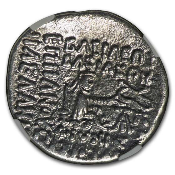 Parthian Empire Silver Drachm Orodes II (57-38 BC) VF NGC