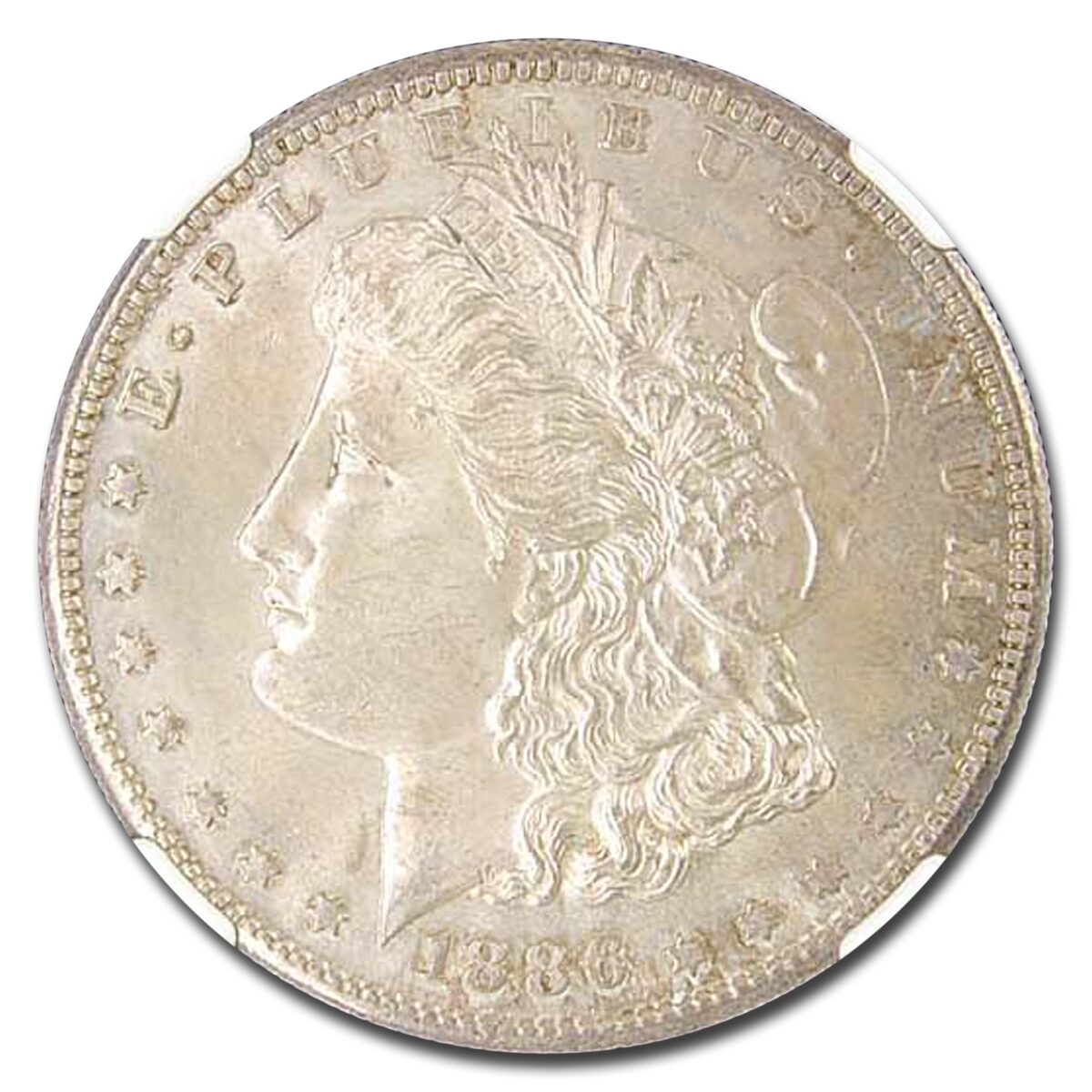 1886-S Morgan Dollar MS-64 NGC