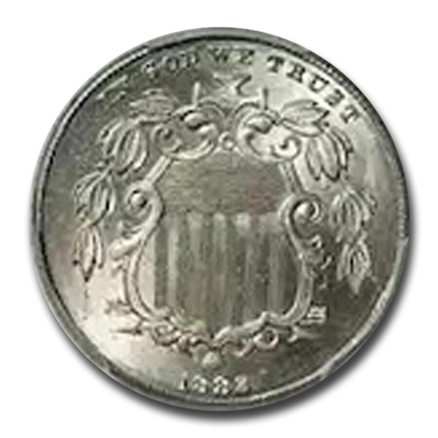 1882 Shield Nickel MS-64 PCGS