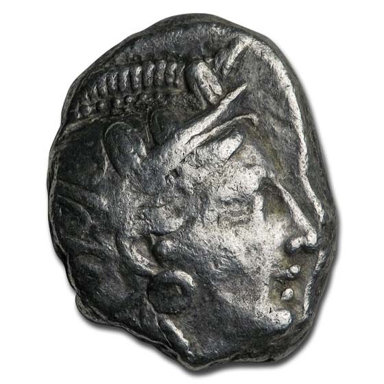 Athens AR Tetradrachm Owl (440-404 BC) VF (Test Cut)