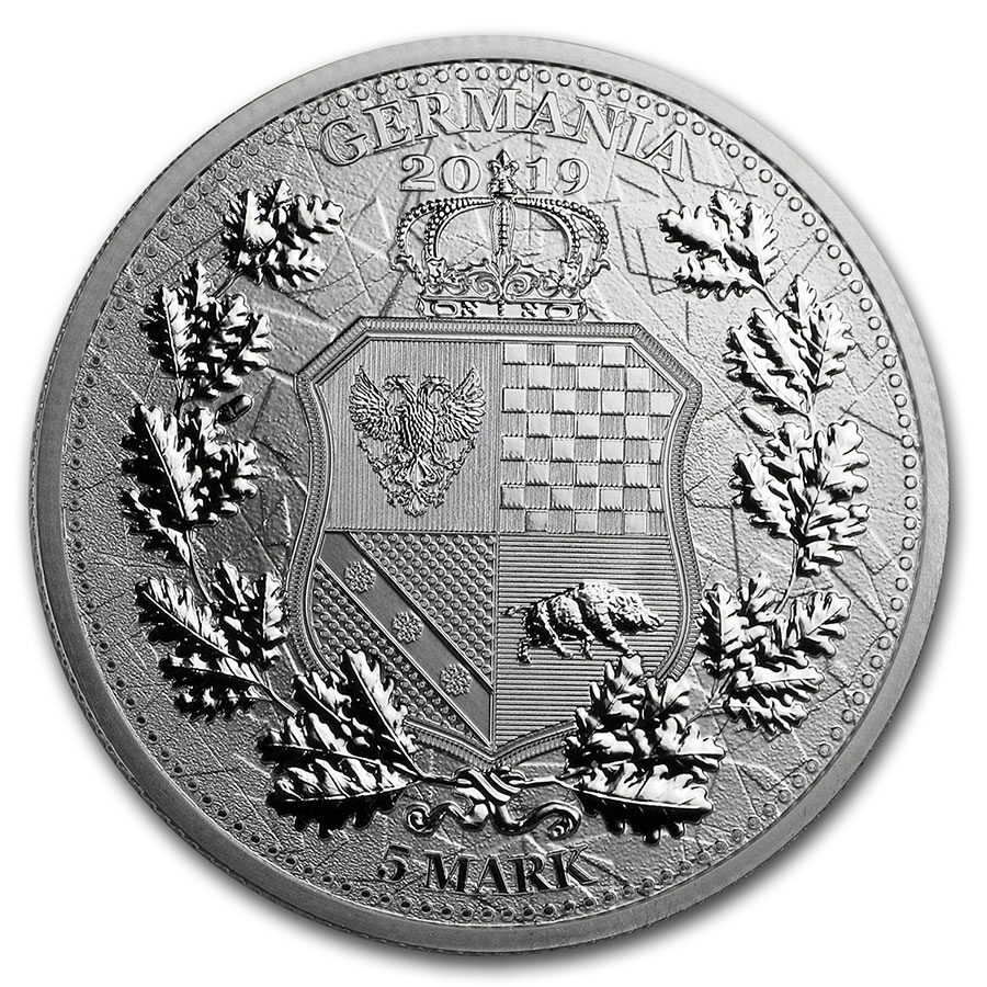 2019 Germania Allegories 1 oz Silver Round BU (Britannia)