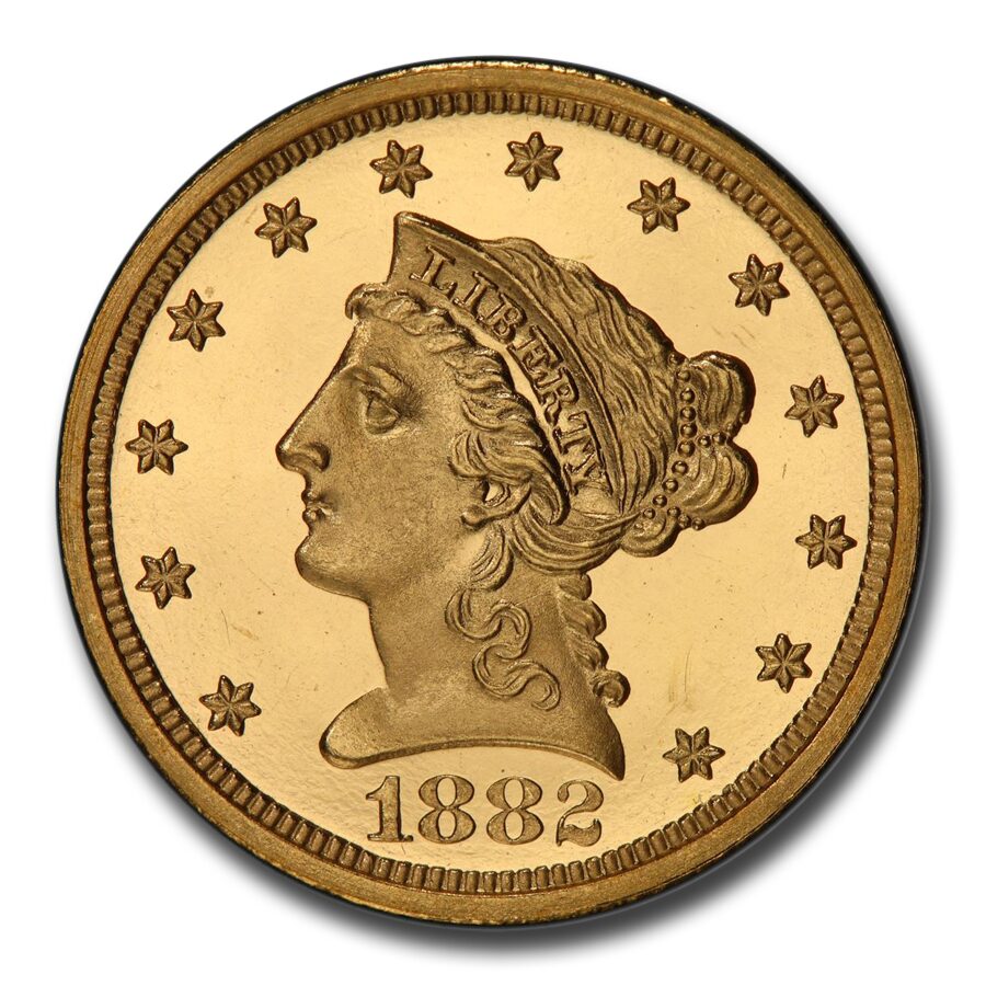 1882 $2.50 Liberty Gold Quarter Eagle PR-66+ DCAM PCGS