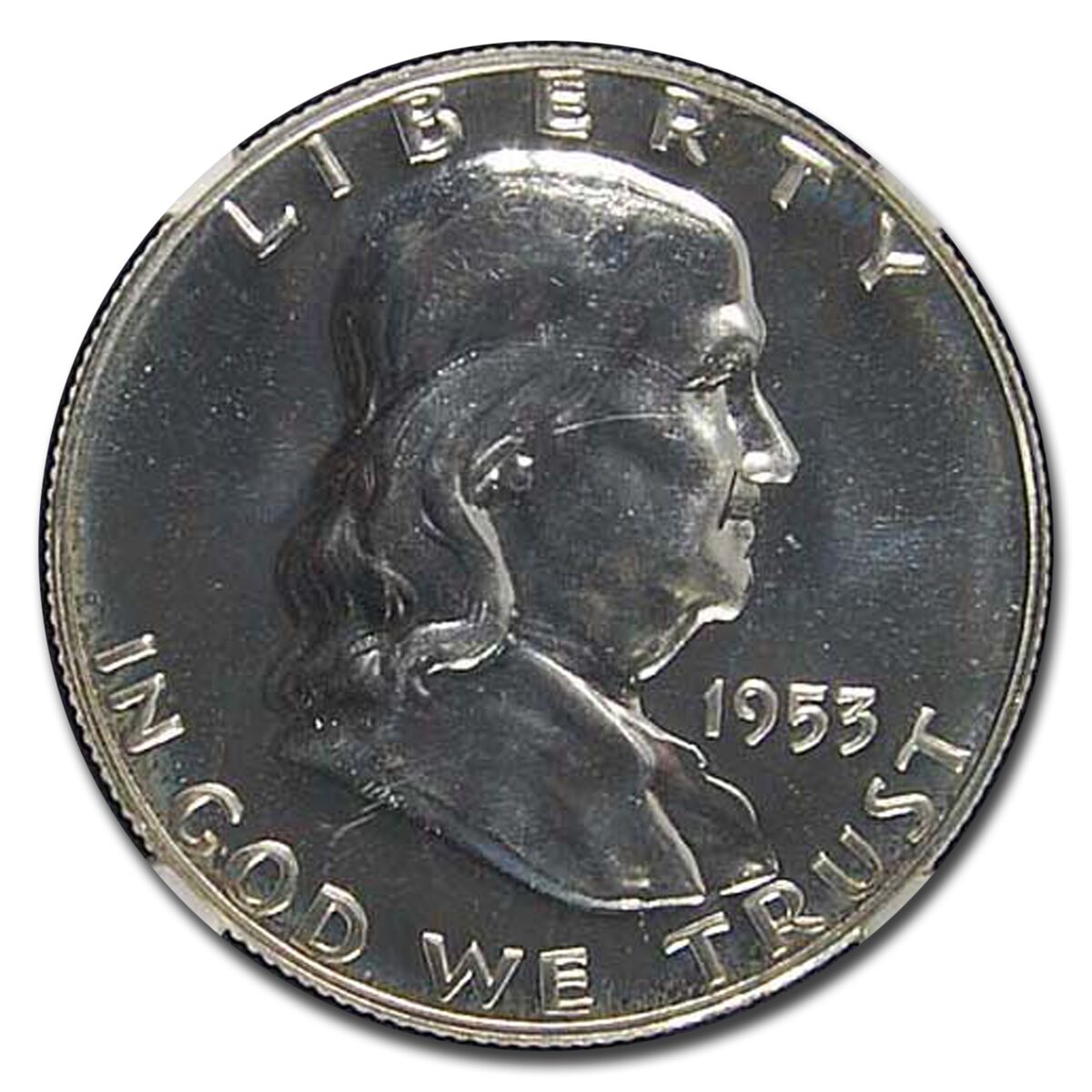 1953 Franklin Half Dollar PF-64 NGC