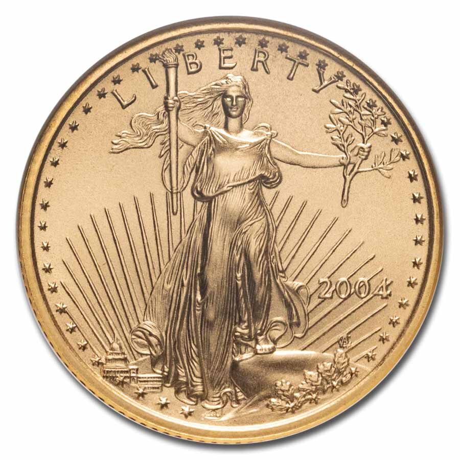 2004 1/4 oz American Gold Eagle MS-70 NGC