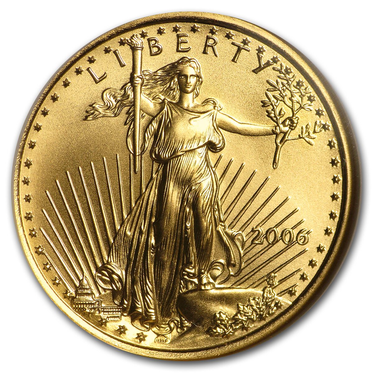 2006 1/4 oz American Gold Eagle MS-70 NGC