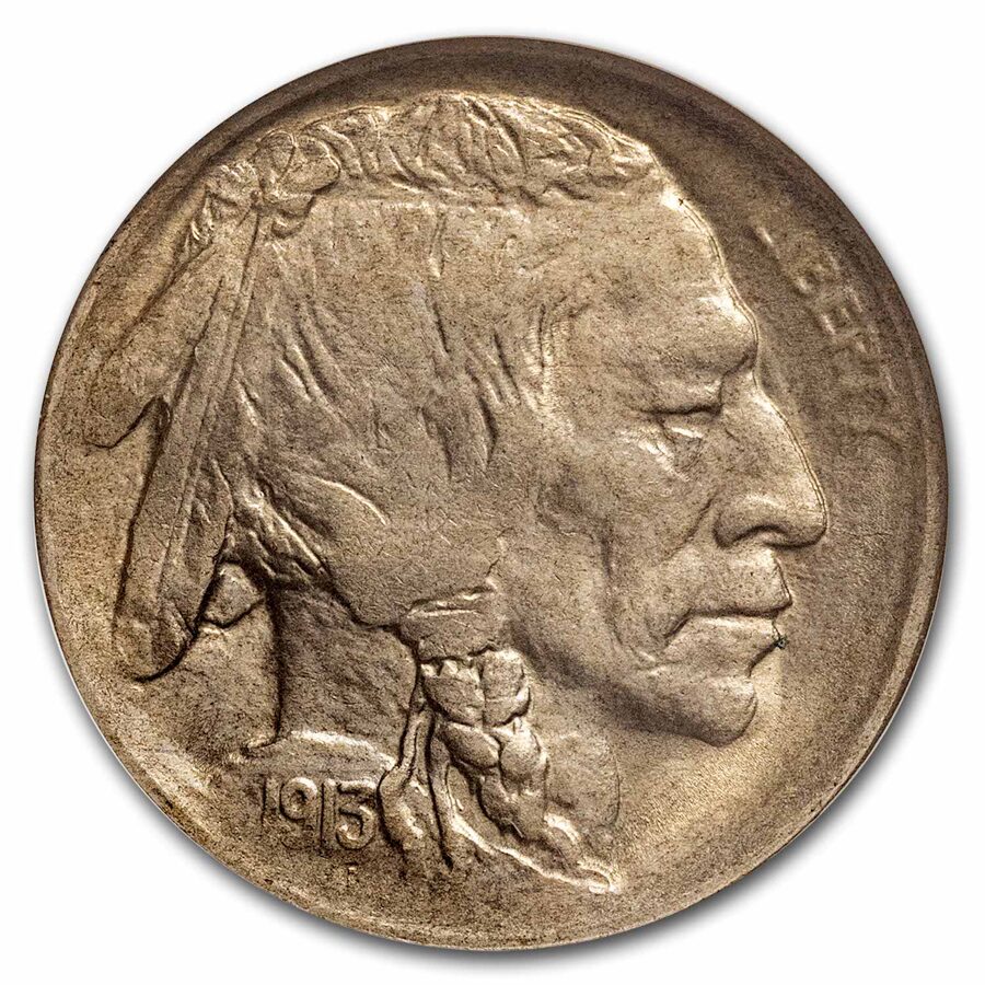 1913-S Buffalo Nickel Type-II MS-63 NGC