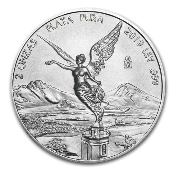 2019 Mexico 2 oz Silver Libertad MS-70 PCGS (FirstStrike®)
