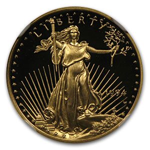 1994-W 1/10 oz Proof American Gold Eagle PF-70 NGC