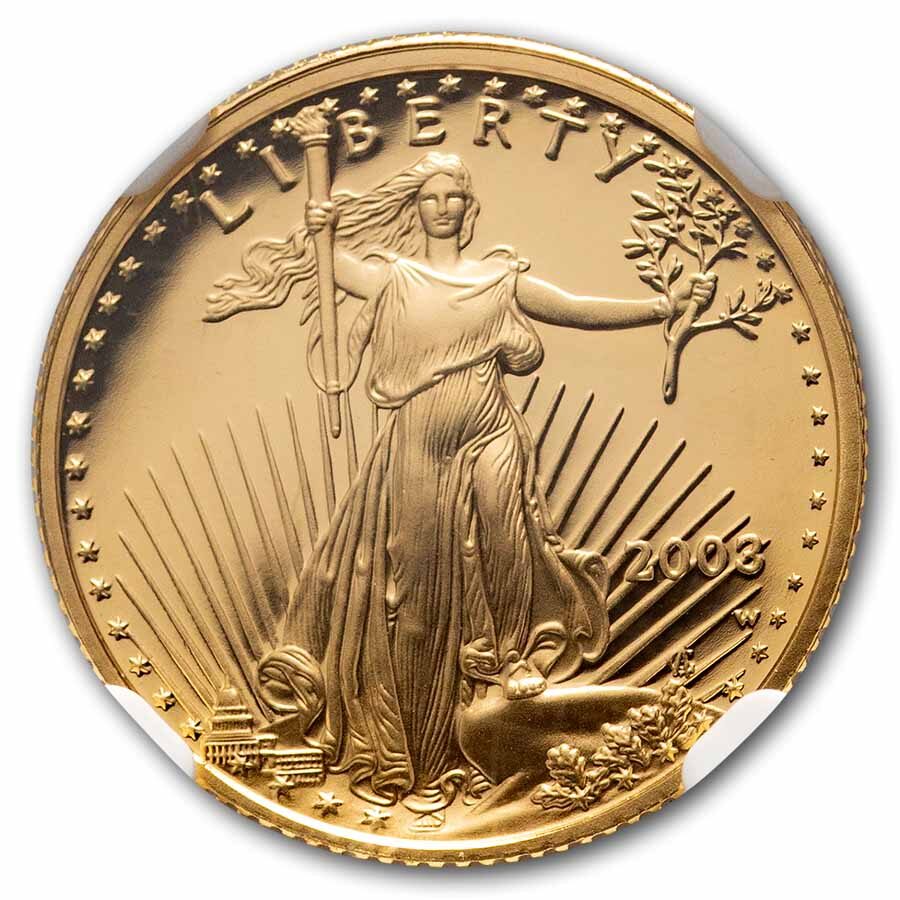 2003-W 1/10 oz Proof American Gold Eagle PF-70 NGC