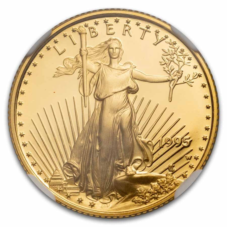 1995-W 1/4 oz Proof American Gold Eagle PF-70 NGC