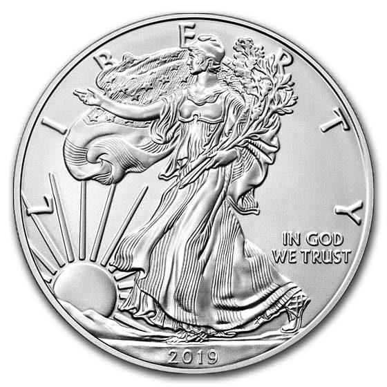 2019-W Burnished American Silver Eagle SP-70 PCGS (FDI)