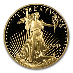 2003-W 1 oz Proof American Gold Eagle PR-70 DCAM PCGS