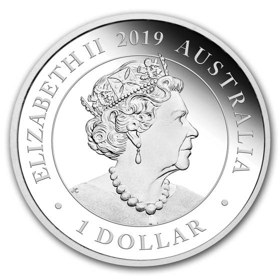 2019 Australia 1 oz Silver Swan PF-70 NGC (ER)