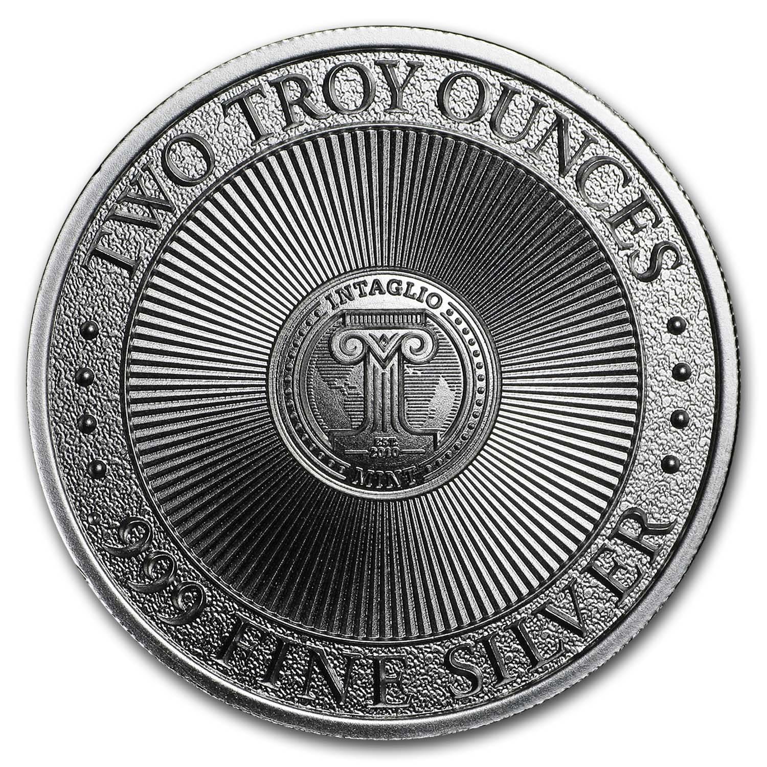 2 oz Silver High Relief Round - Molon Labe (Type 4)