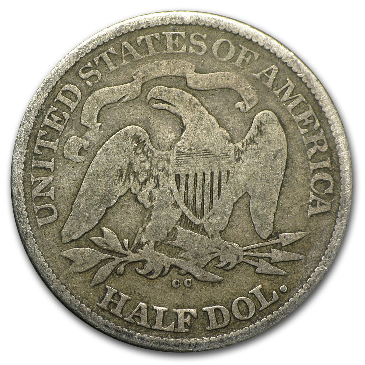 1877-CC Liberty Seated Half Dollar Good
