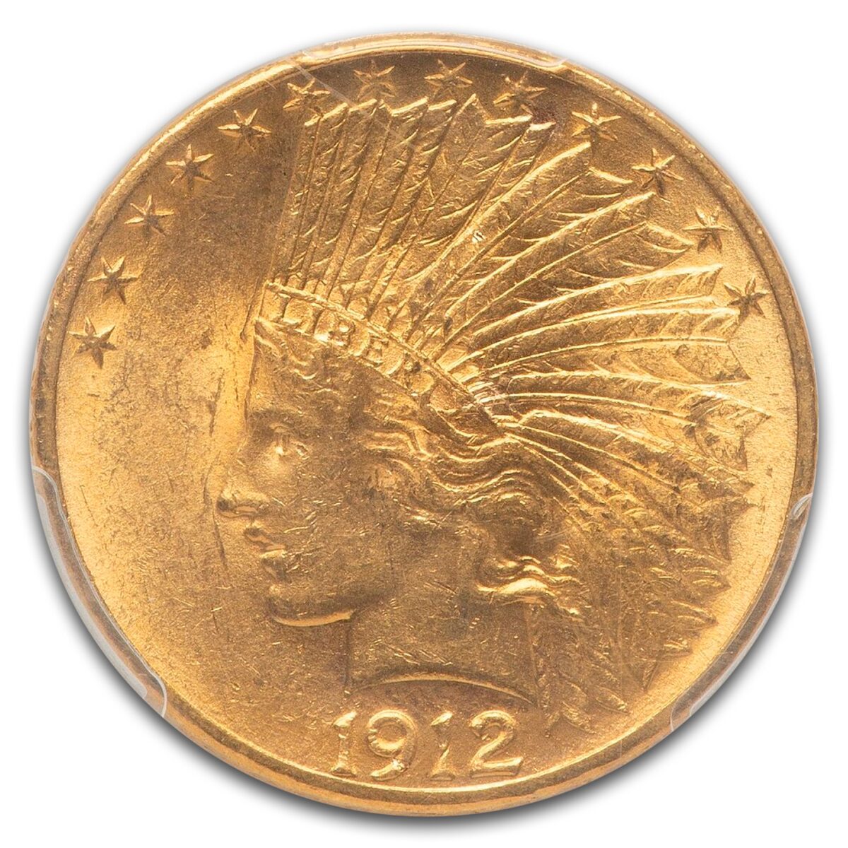 1912 $10 Indian Gold Eagle MS-63 PCGS