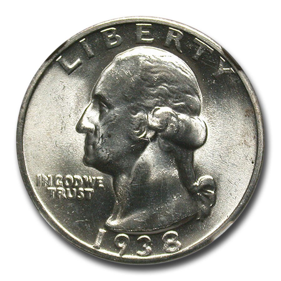 1938 Washington Quarter MS-65 NGC