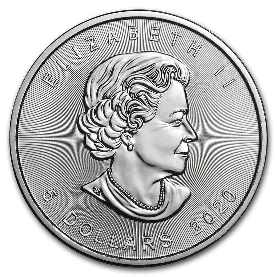 2020 Canada 1 oz Silver Maple Leaf BU