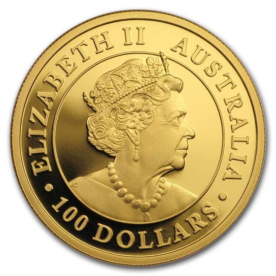 2019 Australia 1 oz Gold Dragon Proof (w/Box & COA)